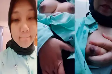 Amara Ukhti Hijab Sange Remas Dada di Kamar